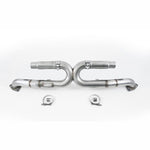 AWE Tuning T-304L stainless steel performance exhaust system for Porsche 911 Carrera models.