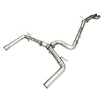 AWE Track Edition T304L stainless steel cat-back exhaust system for 2022-2026 Audi RS3 8Y without exhaust tips.