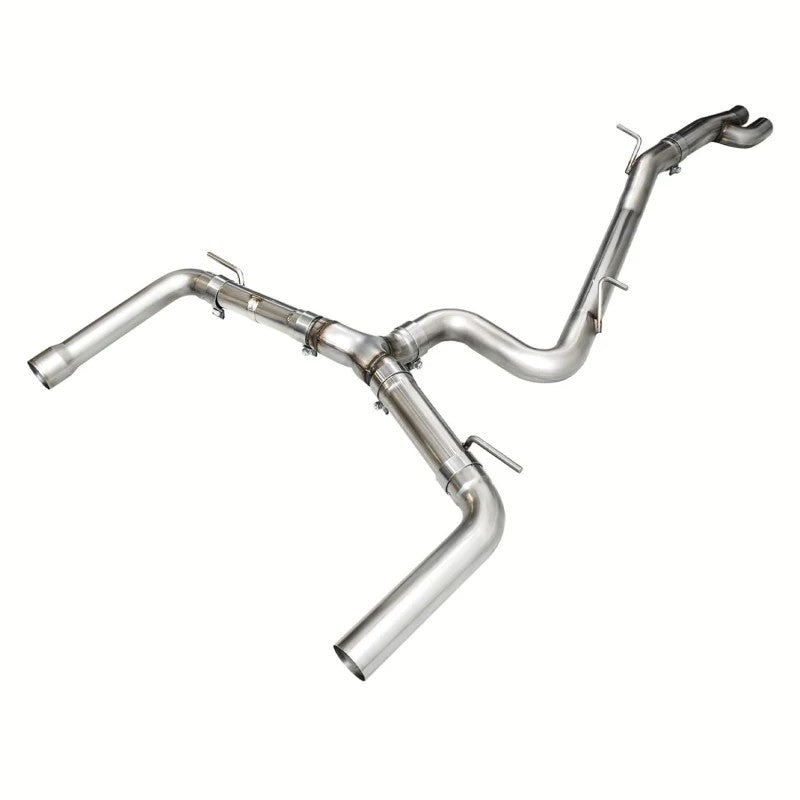 AWE Track Edition T304L stainless steel cat-back exhaust system for 2022-2026 Audi RS3 8Y without exhaust tips.
