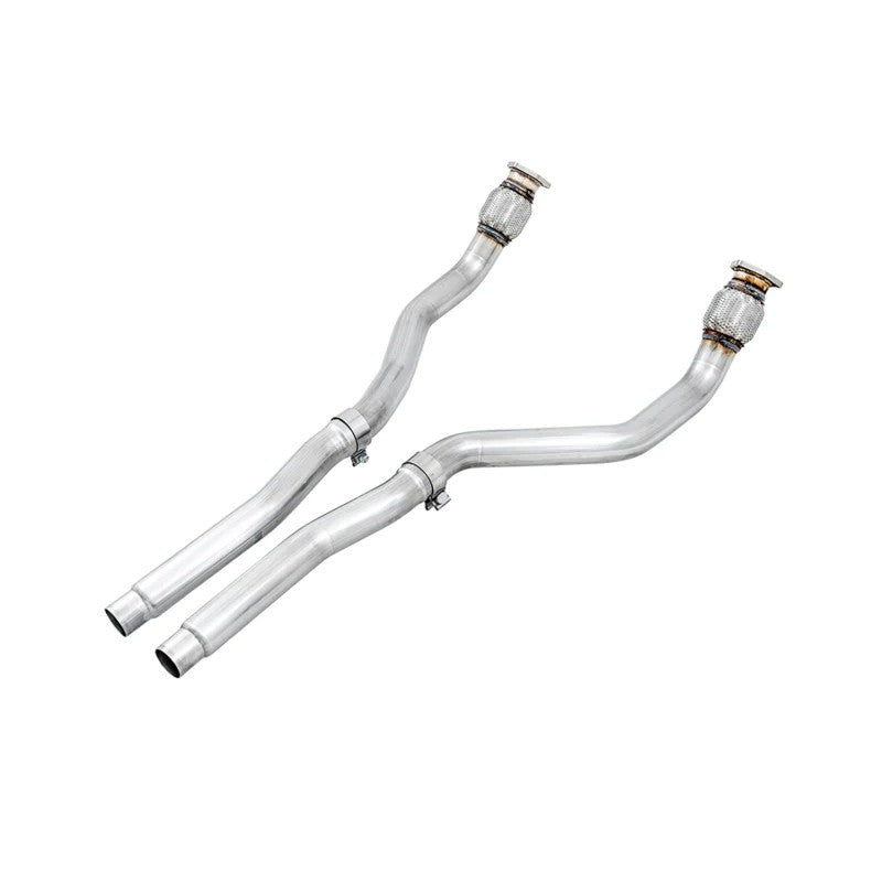 AWE Tuning 2.5-inch T304L stainless steel non-resonated downpipes for 2013-2015 B8 Audi RS5