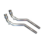 AWE Tuning T304L stainless steel non-resonated downpipes for Audi B8 S5 4.2L.