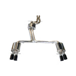AWE Tuning Touring Edition catback exhaust system with quad 102mm Diamond Black tips for Audi S5 3.0T