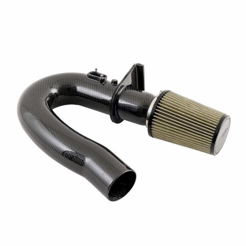 AWE S-FLO carbon fiber airbox and turbo inlet pipe with high-flow filter for 2012-2018 BMW models.