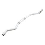AWE Performance Mid Pipe featuring 3-inch mandrel-bent T304L stainless steel for 2014-2016 BMW M235i.