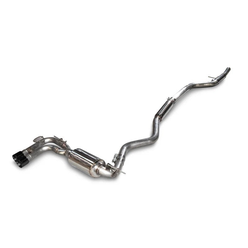 AWE Touring Edition Axle-Back exhaust system with 80mm Diamond Black tips for BMW F3X 3-Series and 4-Series.