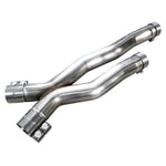 AWE 3-inch non-resonated performance mid-pipe featuring a bespoke X-pipe for 2020-2025 BMW X3 M and X4 M.
