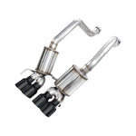 AWE Tuning Touring Edition axle-back exhaust with quad 4.5-inch diamond black slash-cut tips for C6 Corvette Z06 and ZR1.