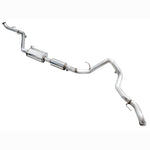 AWE Tuning BashGuard high-clearance T304L stainless steel cat-back exhaust for 2024-2026 Toyota Tacoma.