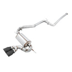 AWE Touring Edition non-resonated cat-back exhaust system with 4-inch diamond black tips for 2013-2018 Ford Focus ST.