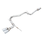 AWE Tuning Ford Focus ST Track Edition Cat-Back Exhaust - Chrome Silver Tips