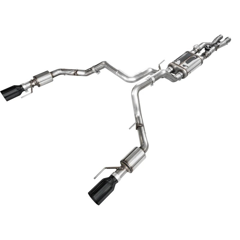 AWE Tuning SwitchPath cat-back exhaust with dual 5-inch Diamond Black tips for 2023-2026 Ford Raptor R.