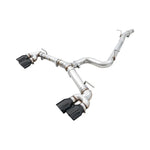 AWE Track Edition Exhaust system with quad 102mm Diamond Black tips for 2018-2019 Volkswagen Golf R