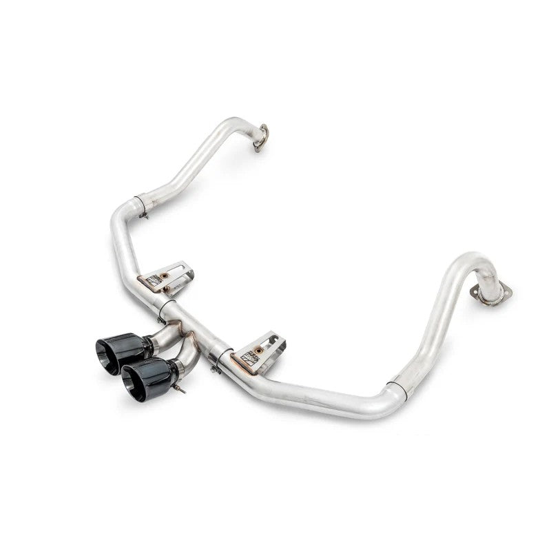 AWE Tuning Track Edition Exhaust system with 102mm Diamond Black double-walled tips for Porsche 718