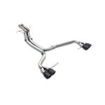 AWE Touring Edition cat-back exhaust with quad 102mm Diamond Black tips for 2015-2018 Porsche Macan S, GTS, and Turbo.