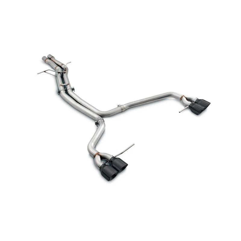 AWE Touring Edition cat-back exhaust with quad 102mm Diamond Black tips for 2015-2018 Porsche Macan S, GTS, and Turbo.