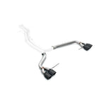 AWE Track Edition axle-back exhaust with quad 102mm slash-cut Diamond Black tips for Porsche Macan S, GTS, and Turbo