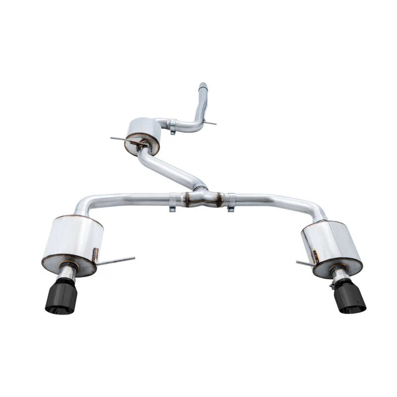 AWE Tuning Touring Edition Exhaust for 2019-2021 VW Jetta GLI Mk7 - Diamond Black Tips (Fits High-Flow DP)