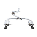 AWE Tuning Touring Edition Exhaust for 2019-2021 VW Jetta GLI Mk7 - Diamond Black Tips (Fits High-Flow DP)