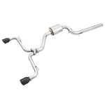 AWE Track Edition Exhaust system with 102mm Diamond Black tips and T304L stainless steel piping for VW GTI MK7.5