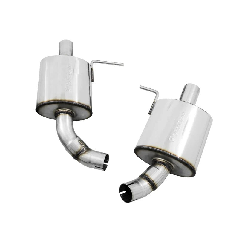 AWE Tuning T304L stainless steel Track-to-Touring conversion resonators for Volkswagen Golf Alltrack.