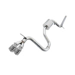 AWE Track Edition cat-back exhaust with dual 90mm chrome silver tips for 2015-2017 VW MK7 Golf 1.8T