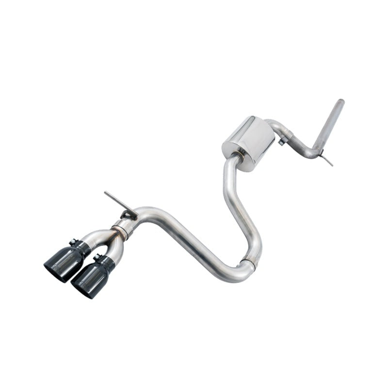 AWE Track Edition exhaust system for MK7 Golf with dual 90mm double-walled Diamond Black tips