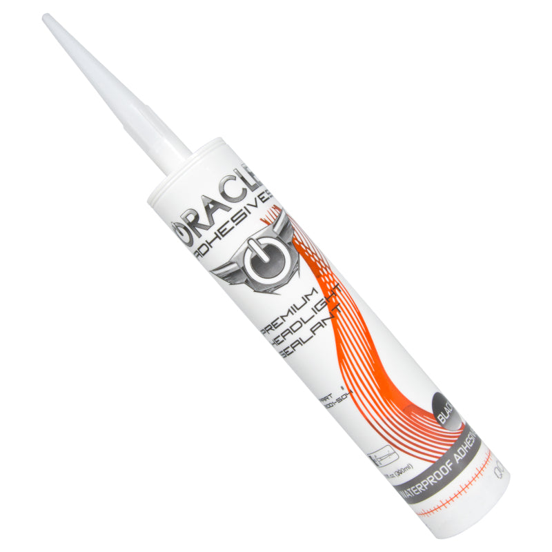 Oracle Lighting 10 oz tube of RTV silicone headlight assembly adhesive for waterproof housing sealing.