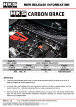 HKS Carbon Brace Full Set for Honda Civic Type R (FL5)