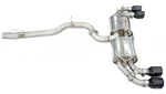 Invidia R400 Valved Cat-Back Exhaust with 76mm Piping and Straight Cut Black Tips for 2022+ Volkswagen Golf R (MK8)