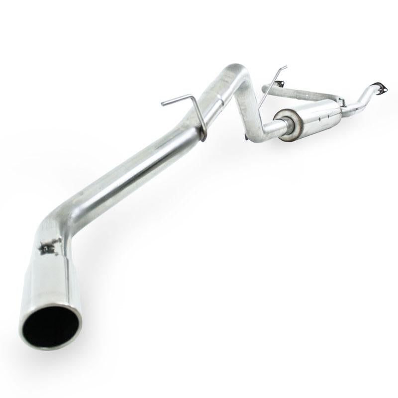 MBRP Armor Plus Series T409 stainless steel single side exit cat-back exhaust system for Nissan Frontier