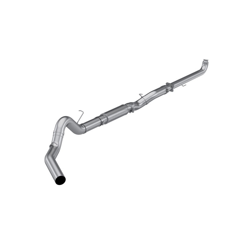 MBRP Armor Lite 5-inch aluminized steel downpipe-back exhaust system for 2001-2004 6.6L Duramax diesel trucks.
