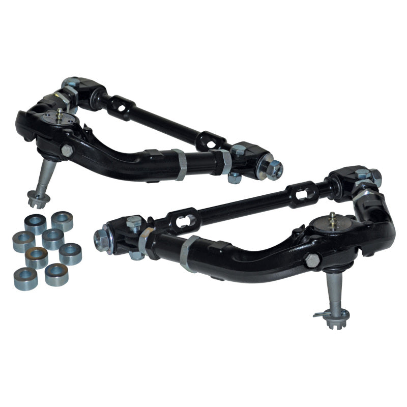SPC Performance 97190 adjustable upper control arm pair with greaseable ball joints for 1984-1996 Chevrolet Corvette C4.