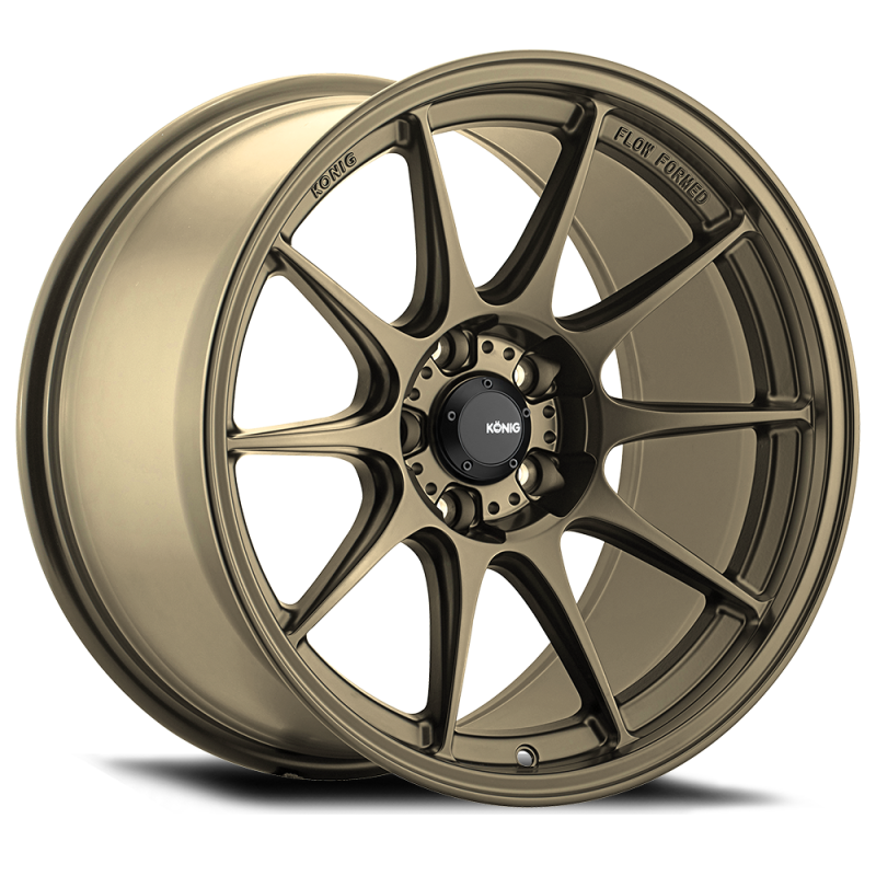 Konig Dekagram 18x8.5 10-spoke wheel in Gloss Bronze finish