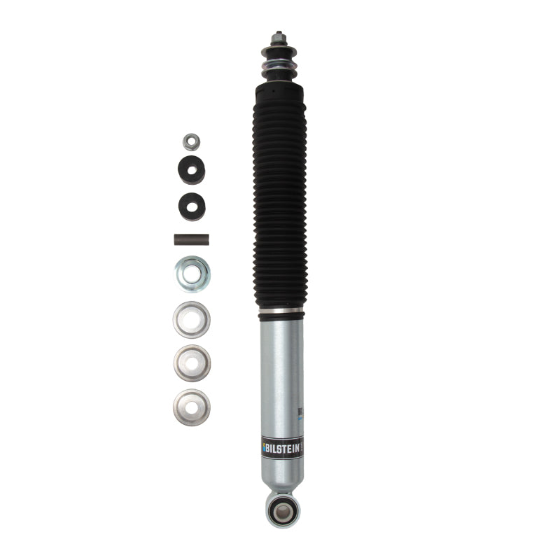 Bilstein B8 6100 monotube gas pressure rear shock with zinc finish and black boot for 2024-2026 Toyota Tacoma