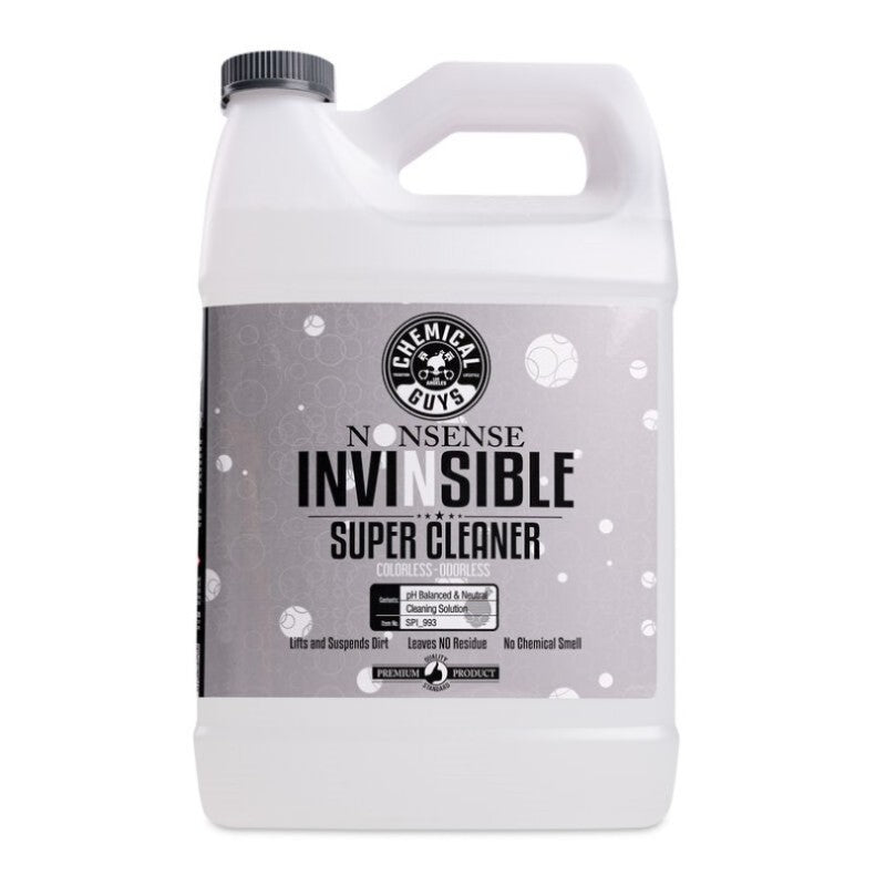 One gallon bottle of Chemical Guys Nonsense colorless and odorless all-surface cleaner for automotive detailing.