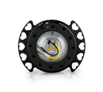 NRG Innovations Steering Wheel Quick Release Kit - Black Body with Black Heart Cutout Ring