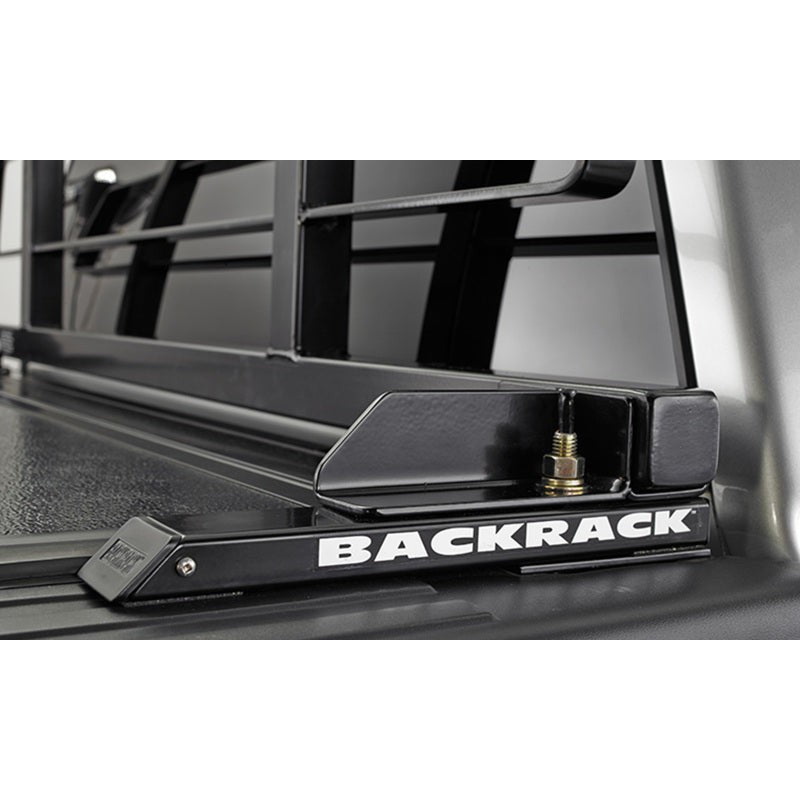 Steel mounting hardware kit for BackRack low profile tonneau covers on 2019-2026 Silverado and Sierra 1500 trucks.