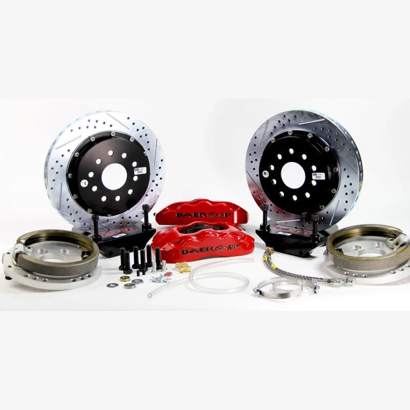 Baer Brakes Rear Ends w/ Ford 9in Torino Bearing Housing Ends 14in Pro+ Rear SDZ Brake Kit - Black