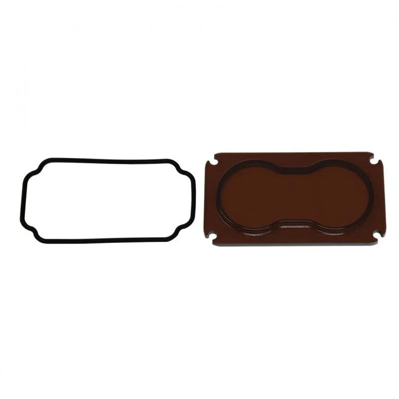 Red polycarbonate replacement lens and rubber O-ring for Baja Designs S2 Series LED lights.