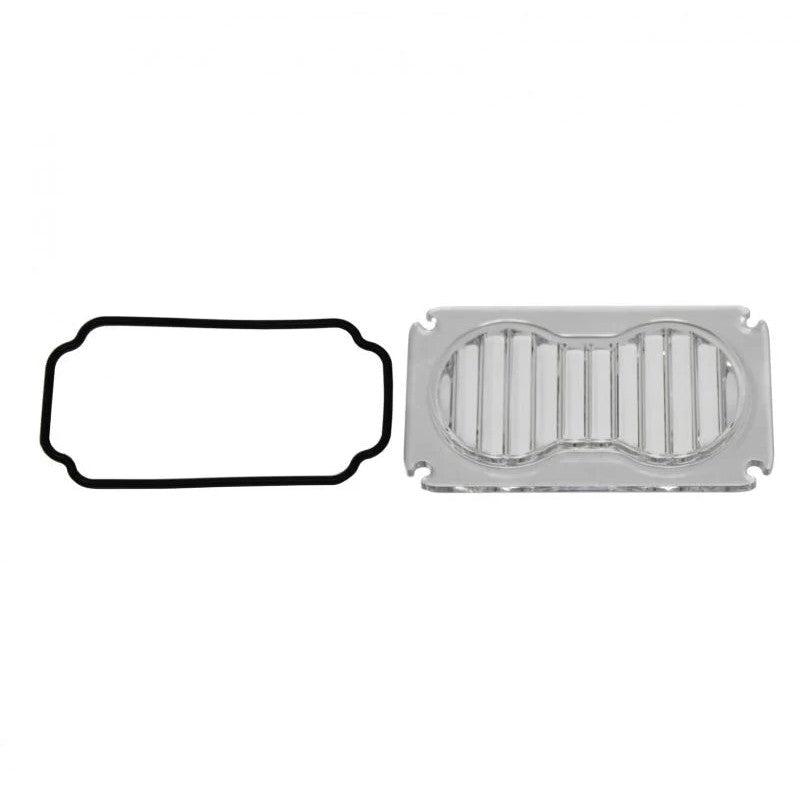Baja Designs S2 Wide Cornering clear replacement lens and rubber O-ring gasket seal.