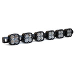 Baja Designs XL Linkable 6-unit LED light bar assembly with clear lenses and black housings