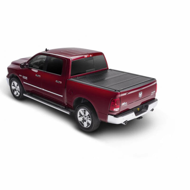 BAK BAKFlip F1 black hard-folding truck bed cover on a 2022-2026 Toyota Tundra with a 5.5-foot bed