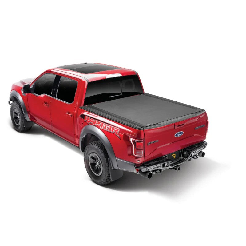 BAK Revolver X4s matte black hard rolling tonneau cover installed on a 2024-2026 Toyota Tacoma 5ft bed