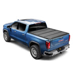 BAK BAKFlip MX4 Gen 3 matte black hard folding tonneau cover installed on a 2024-2025 Chevrolet Silverado EV