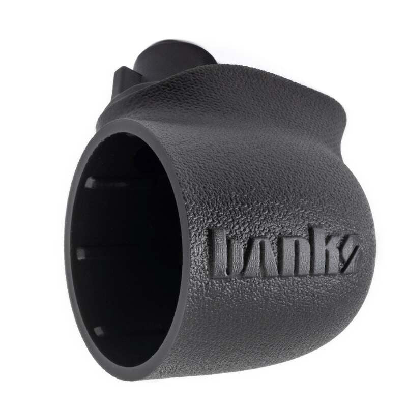 Banks Power iDash Stealth Pod single gauge mount installed on a Ram A-pillar grab handle