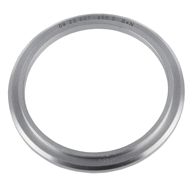 BBS PFS hub-centric centering ring, 70mm outer diameter and 57mm inner diameter, part number X0923627.