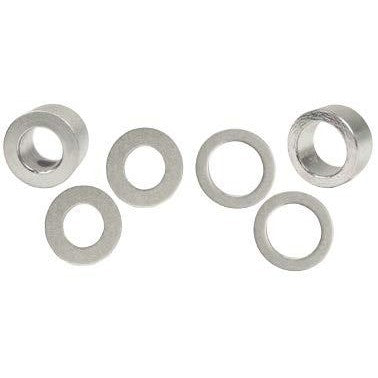 BD Diesel 4R100 bypass tube eliminator kit featuring two machined aluminum shunts and sealing washers.