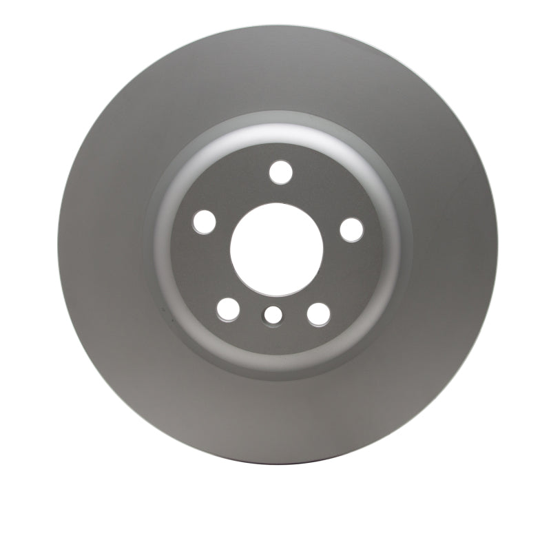 DFC GeoSPEC coated rear brake rotor with grey anti-corrosion finish and machined friction surface