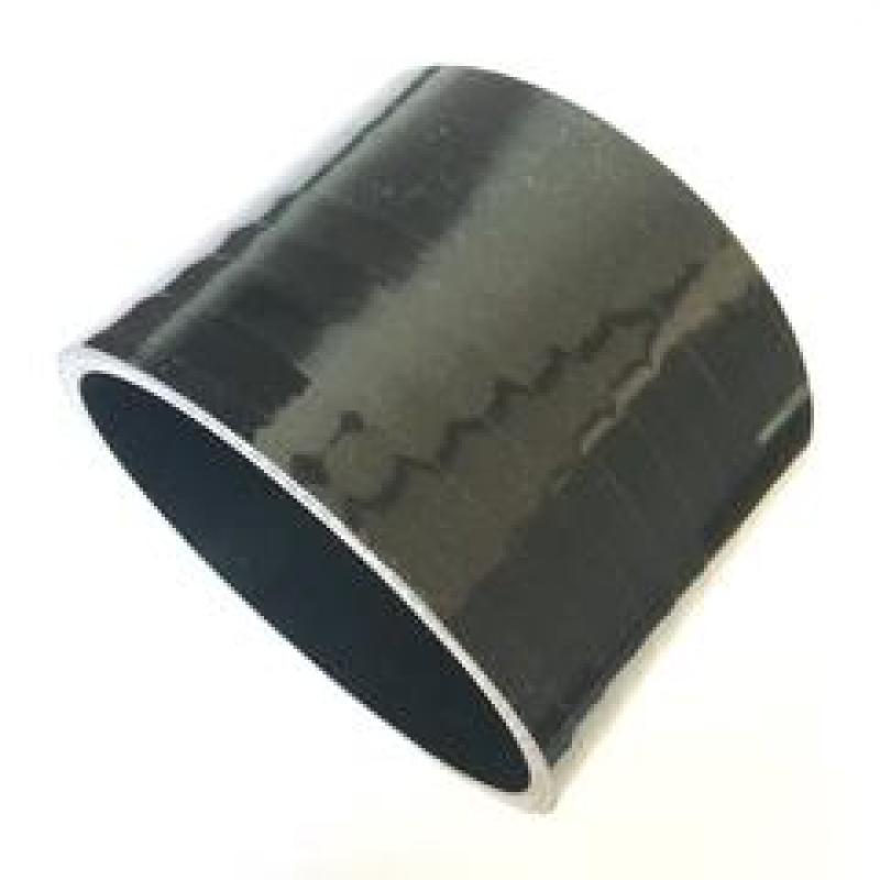 Ticon Industries 4-inch black straight silicone coupler with 4-ply reinforced construction
