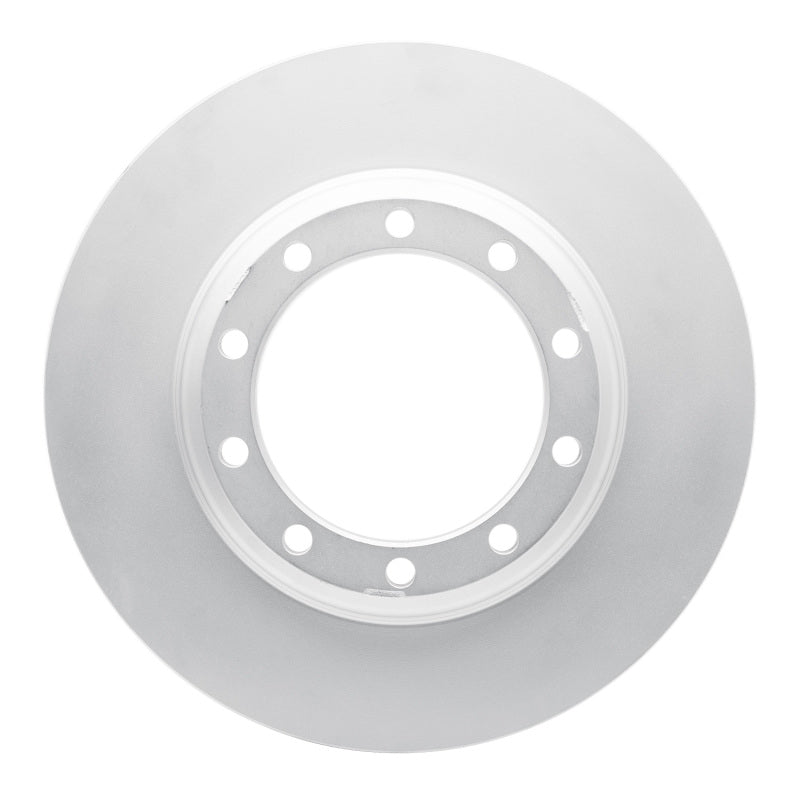 Silver DFC GeoSPEC coated brake rotor for Blue Bird All American FE buses